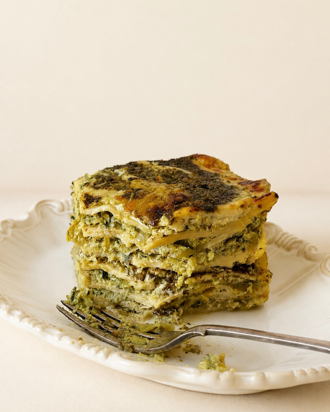 August Edition — Courgette, Ricotta & Pesto